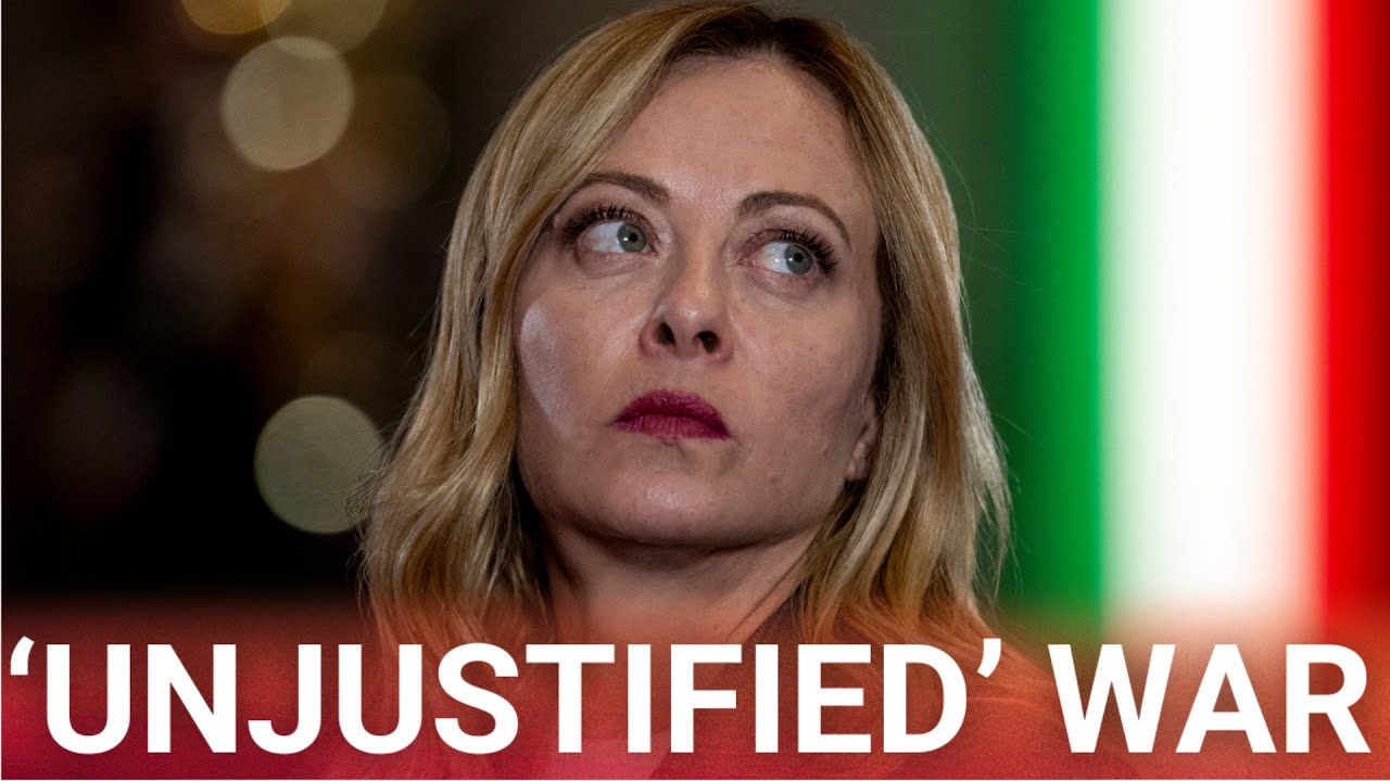 Italian PM Giorgia Meloni calls for the end to Russia's ‘unjustified’ war