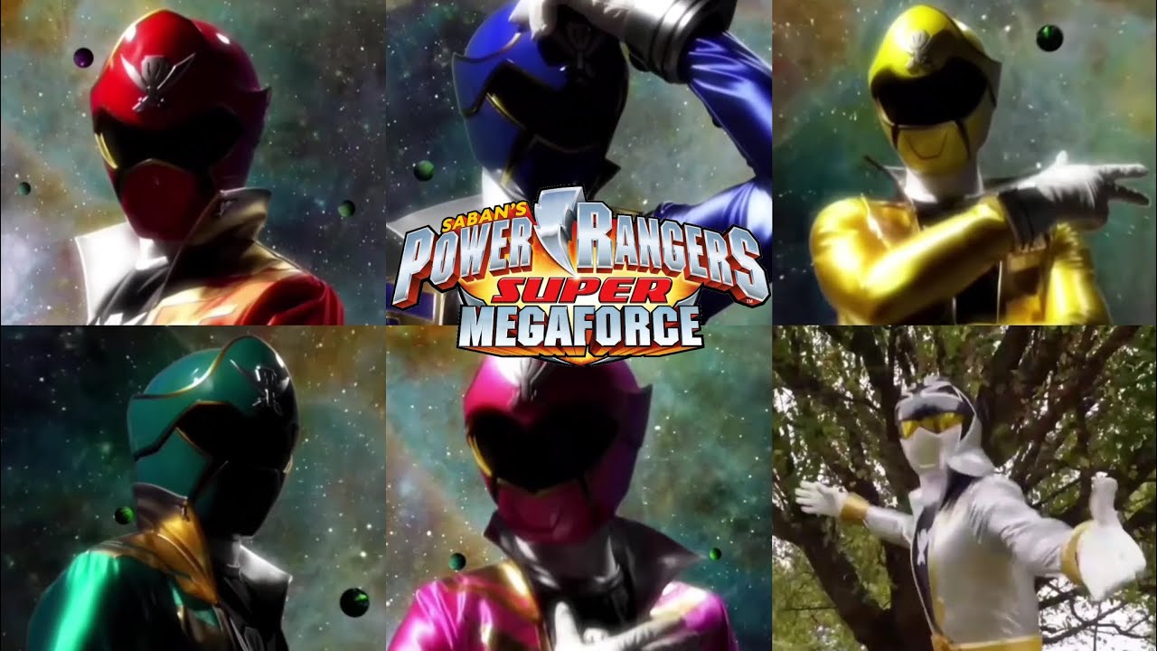 power rangers super megaforce all single rangers morphs 