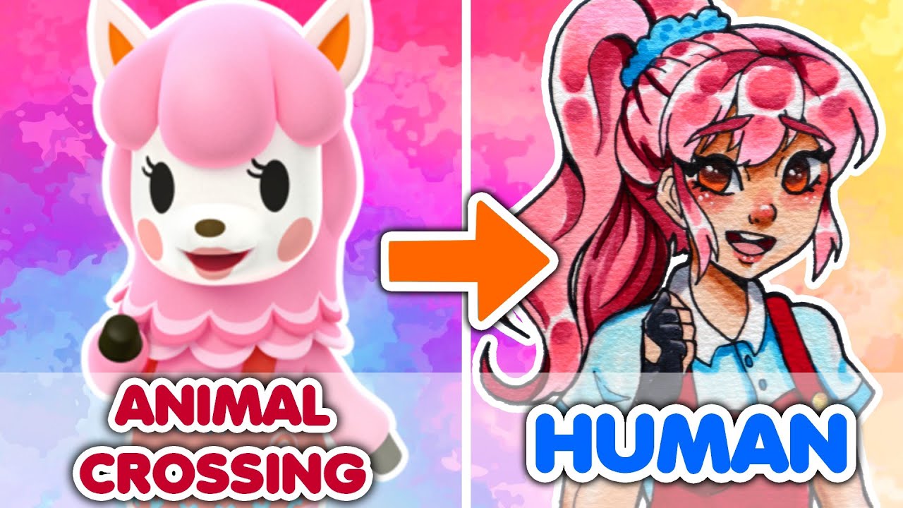 DRAWING MORE ANIMAL CROSSING CHARACTERS AS HUMANS!