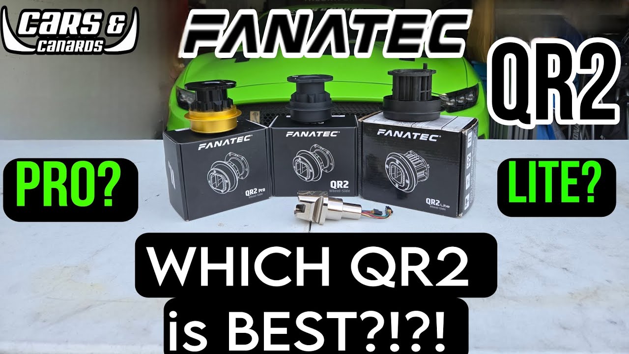 Fanatec QR2 Review / Which Quick Release is FOR YOU? QR2 vs QR2 Pro vs QR2 Lite