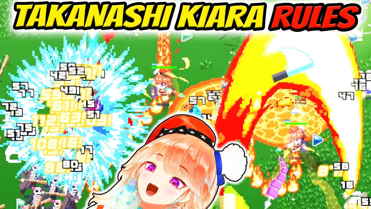 Takanashi Kiara Is The Best In HoloCure | Fanmade Vampire Survivors Game For HoloLive