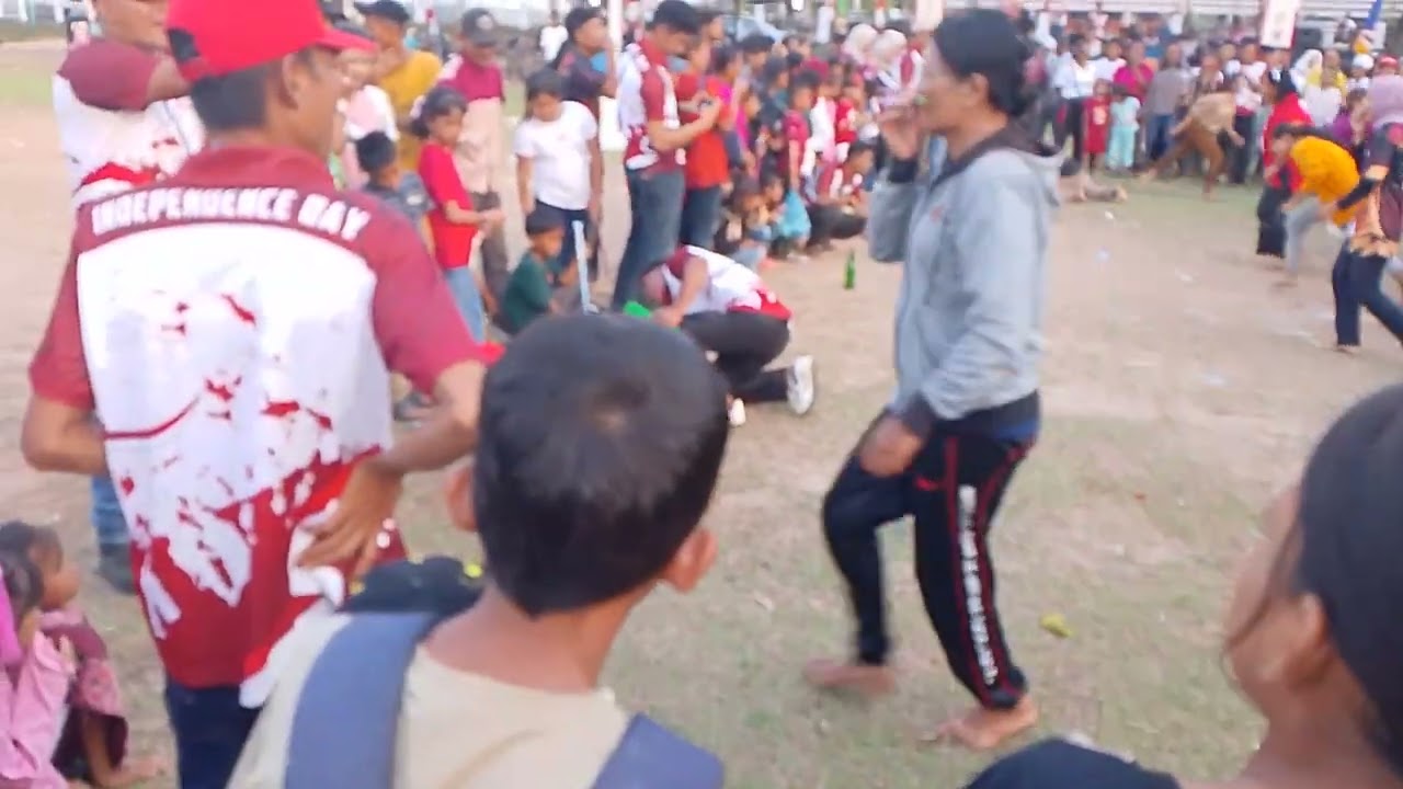 Suasana Perlombaan di Hari Kemerdekaan 