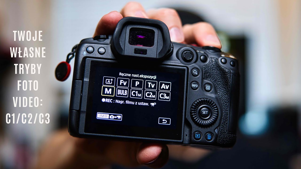Tw&oacute;j własny tryb fotografowania/filmowania w aparatach Canon EOS R/R1/R3/R5/R5 Mark II...