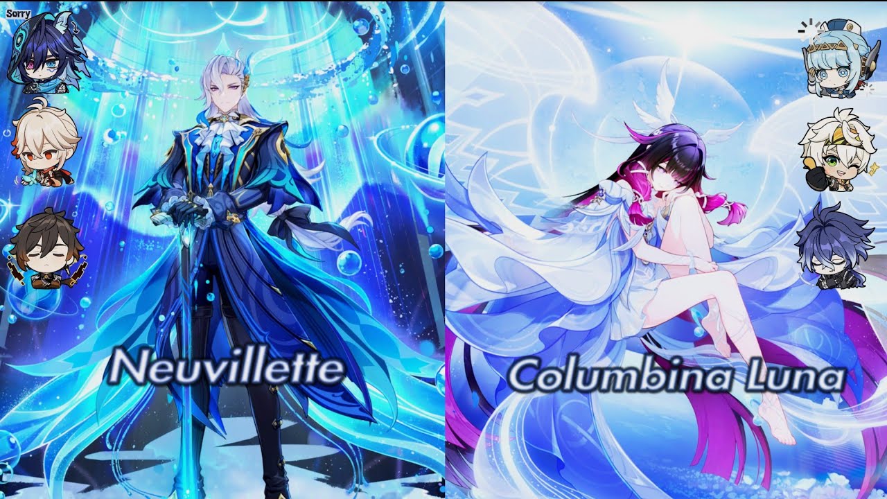 C0 Neuvillette & C0 Columbina. New Spiral Abyss 6.3 | Genshin Impact Luna lV
