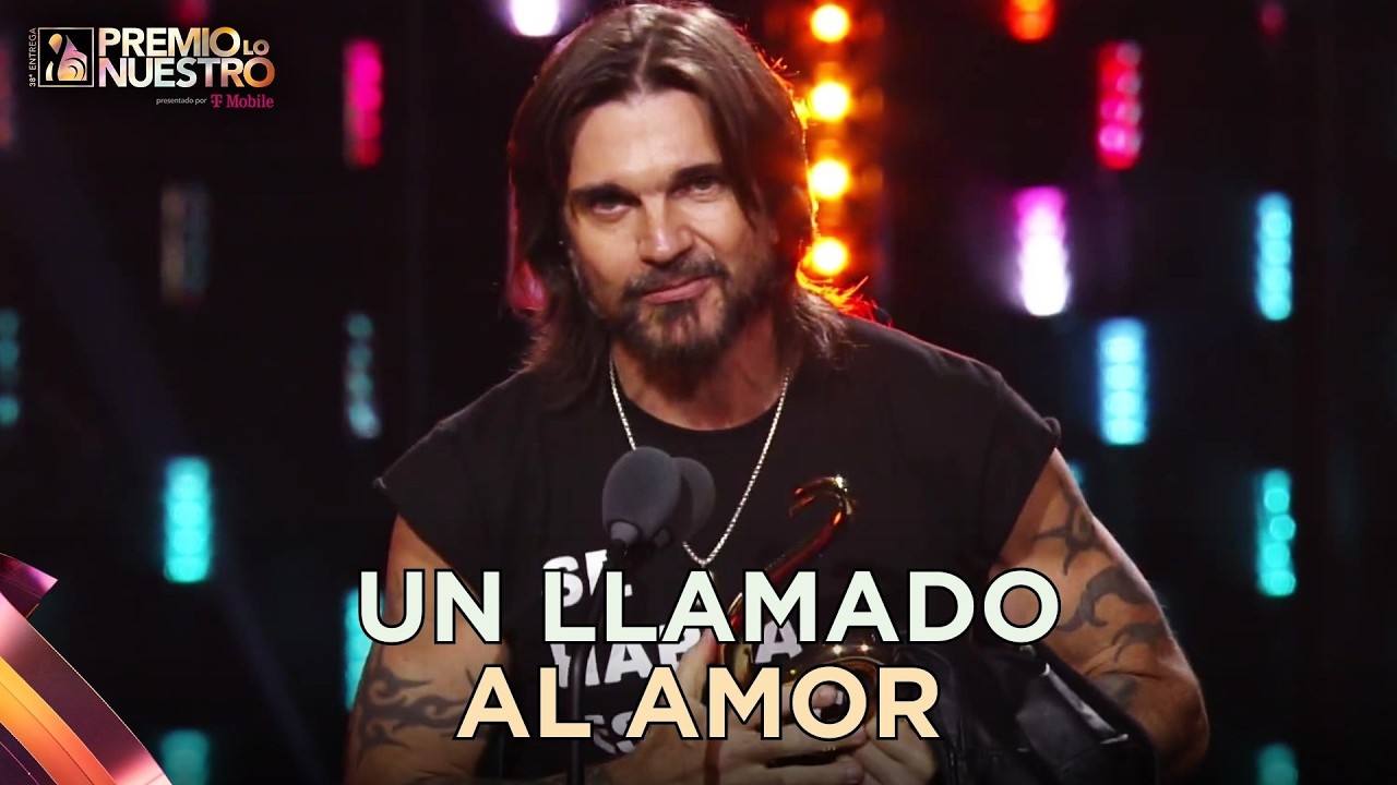 Juanes en Premio Lo Nuestro 2026: el colombiano recibe el Premio Lo Nuestro A La Trayectoria