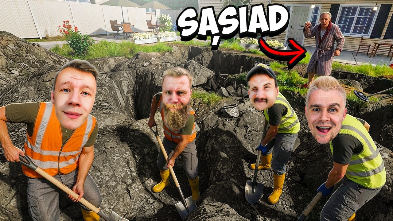 PRZEKOPALIŚMY CAŁY OGR&Oacute;DEK SĄSIADA XD | Ore Factory Squad ⛏️
