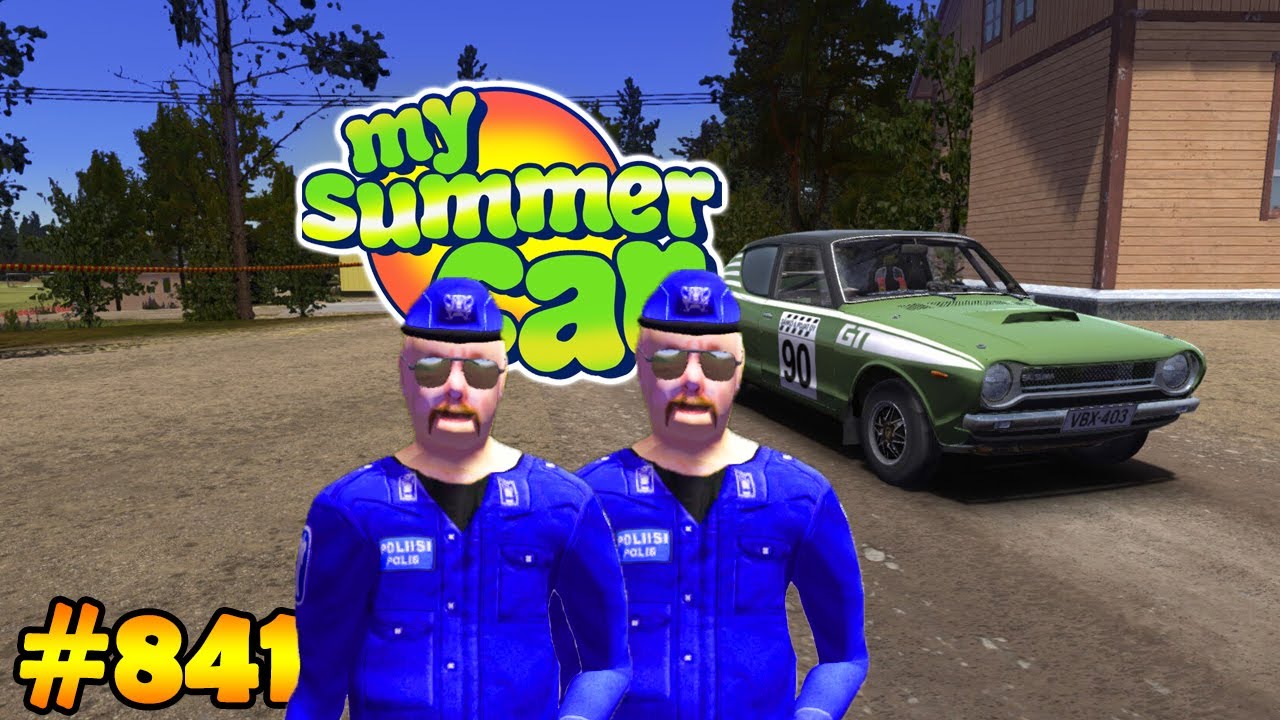 My Summer Car #841 | Suvisprintti Poliisit Perässä!? (Mortal)
