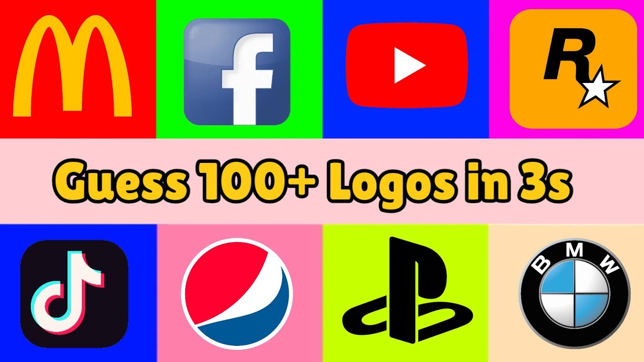 Guess The Logo In 3 Seconds - 200 Famous Logos (Logo Quiz)