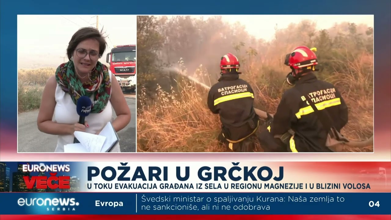 Euronews Srbija sa srpskim vatrogascima u Grčkoj: 