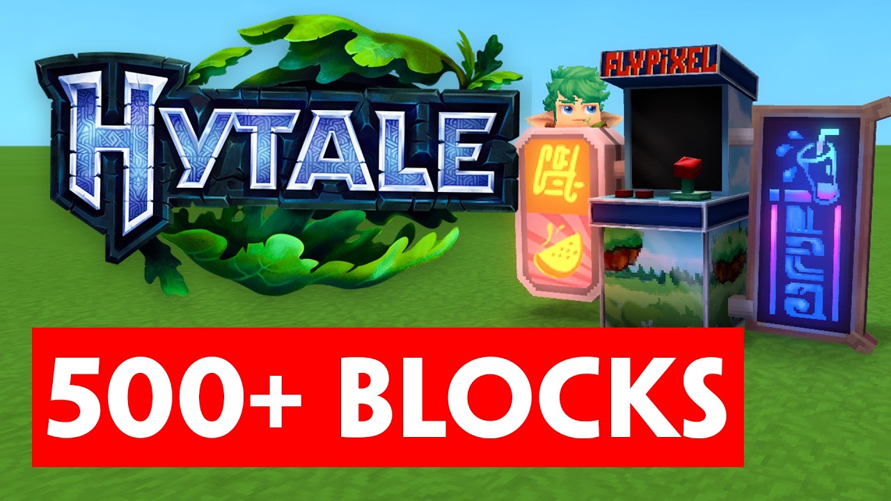 Hytale just added 500 new blocks
