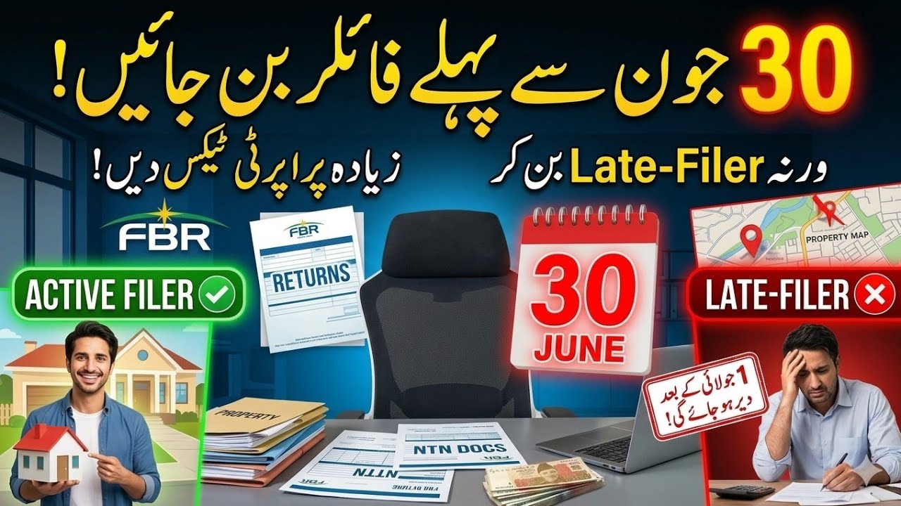 Big Alert for Property Buyers! FBR Late Filer Penalty & 30 June Deadline