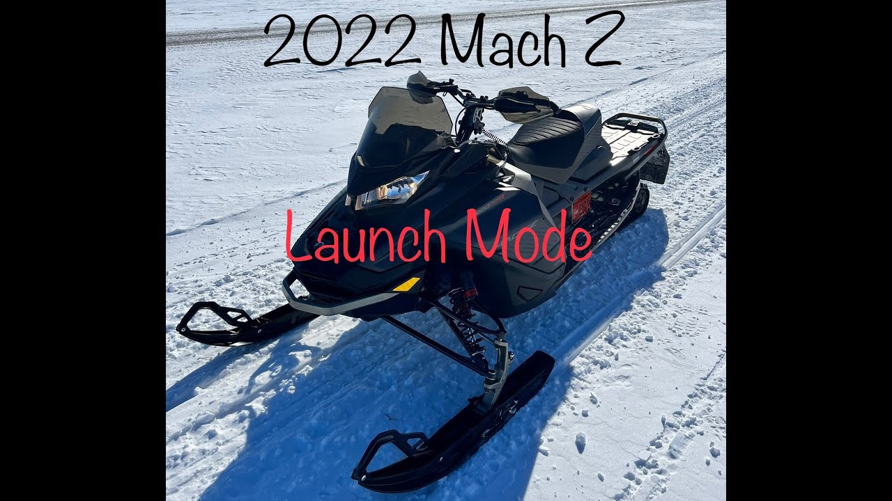 2022 Ski-doo Mach Z - Launch Mode - Picked Track