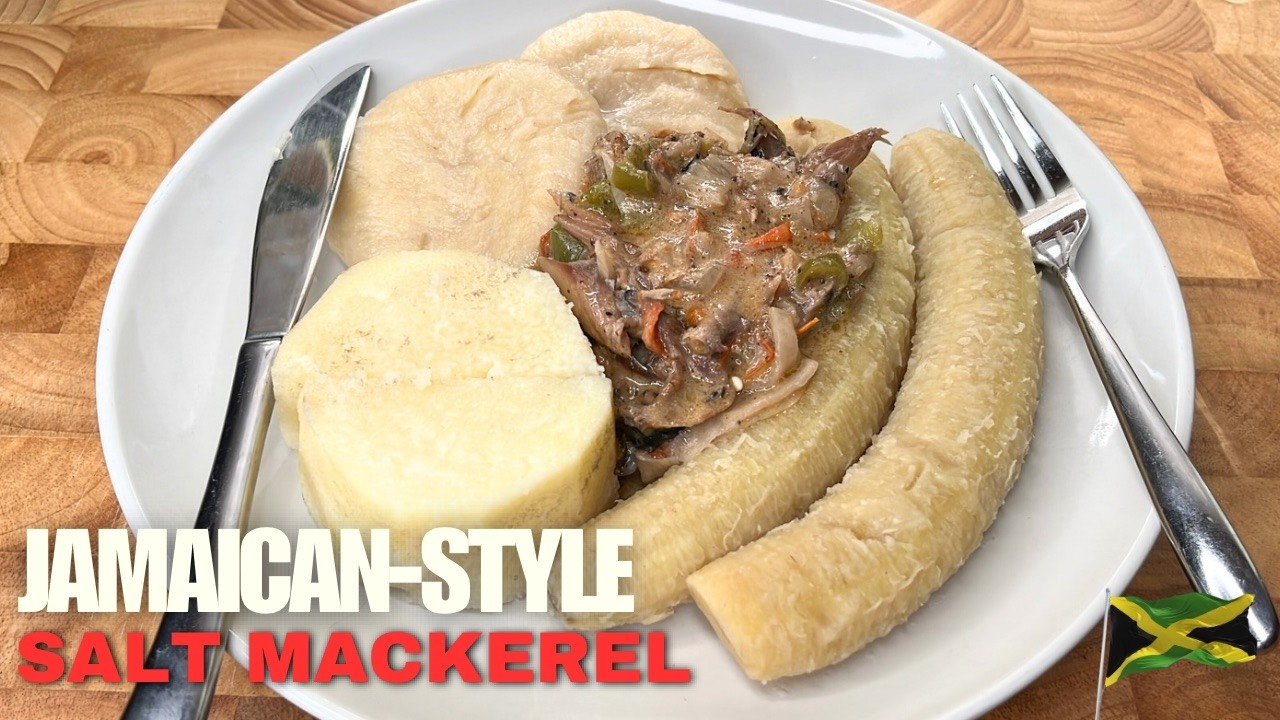 JAMAICAN BREAKFAST: Salt Mackerel Rundown That Tastes Incredible