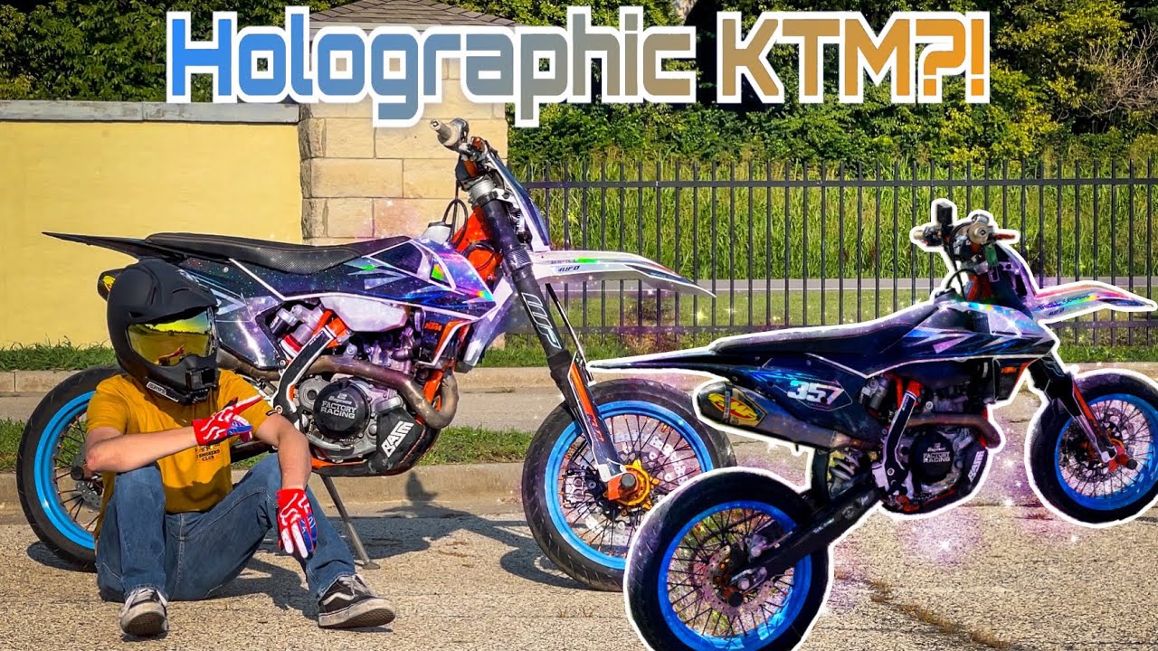 I Gave my KTM 500 EXCF Supermoto a MAKEOVER! (Building My Dream Bike)