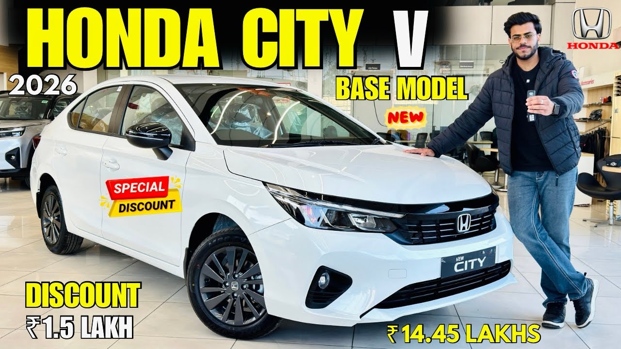 Honda City 2026 New Model Detailed Review ✅ Honda City S Base Model New Price & Features 🔥