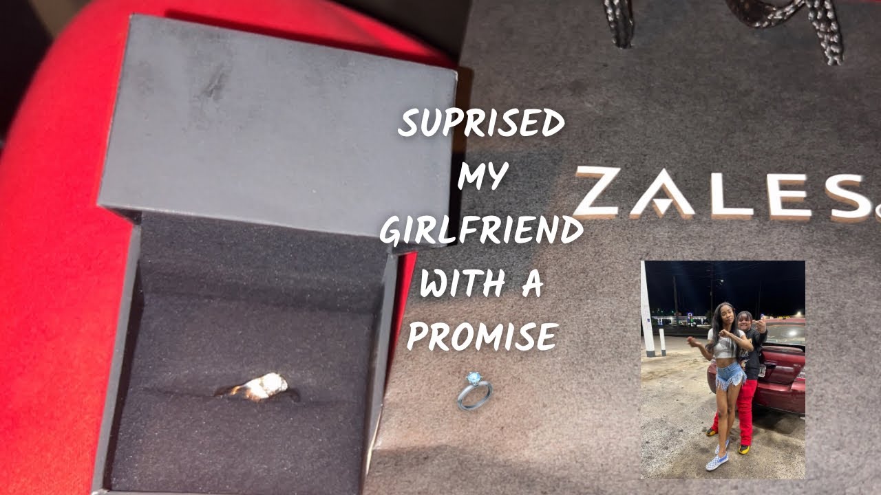 Giving my girlfriend a promise ring🫶🏾