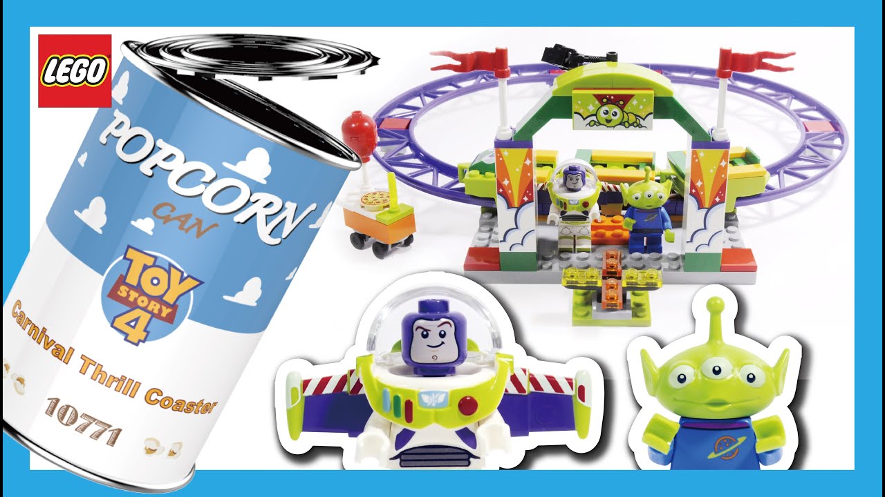 LEGO ToyStory4 10771 carnival thrill coaster Stop Motion Speed Build