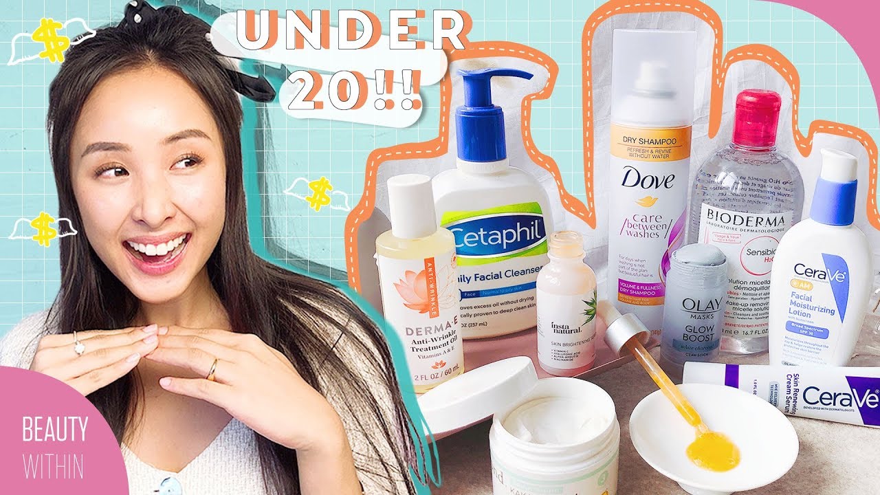 Affordable & Drugstore Skincare Products Under $20 To Add to Your Daily Routine