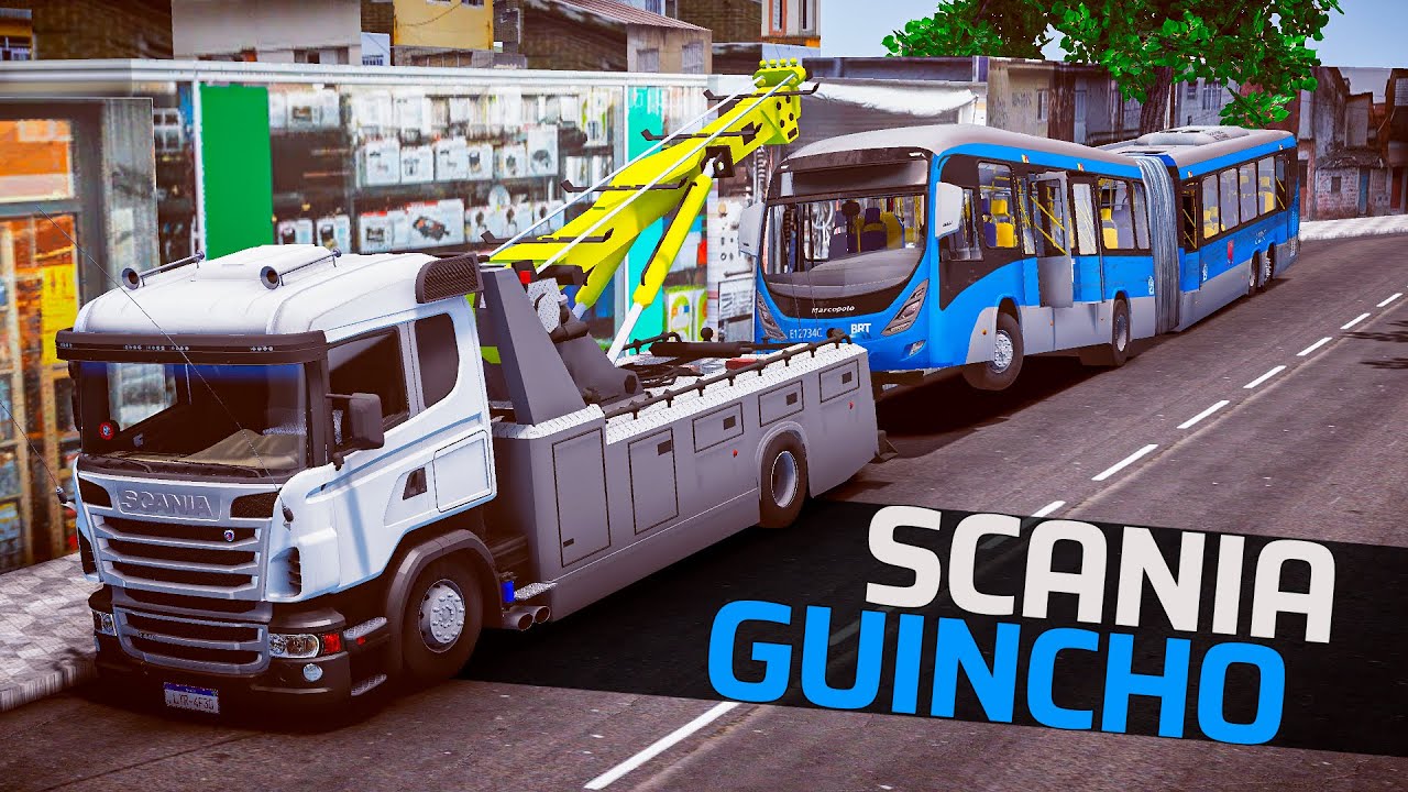 Scania Guinchando Ônibus Estragado - Proton Bus Mods
