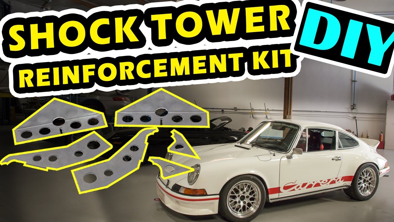 Rear Shock Tower Reinforcement Kit Installation for Porsche 911 Elephant Racing Suspension Products