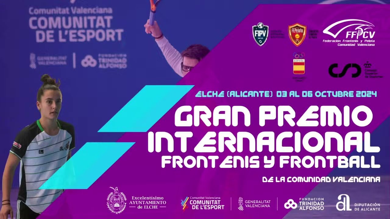 SEMIFINALES Gran Premio Internacional de la Comunidad Valenciana 2024 | Frontenis & Frontball