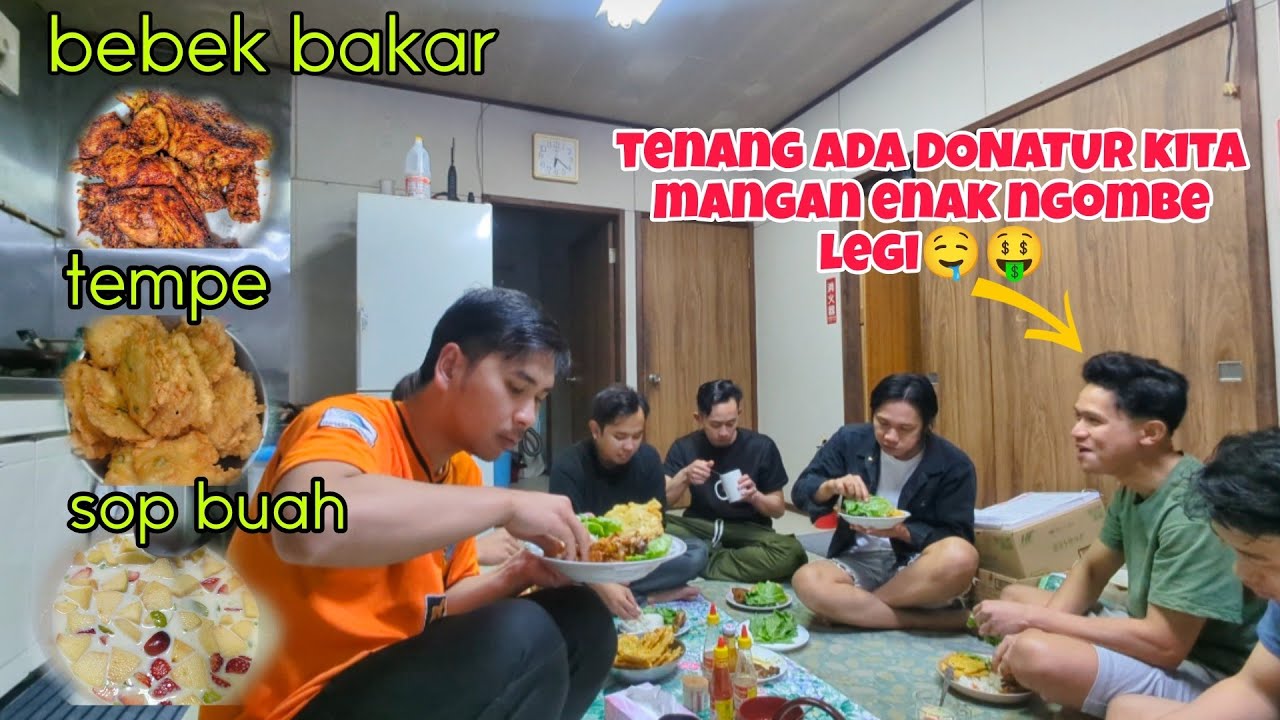 BUKA BERSAMA MINGGU TERAKHIR RAMADHAN BARENG TEMEN  ASRAMA DI JEPANG🇯🇵|TENANG ADA DONATUR🤑🤑