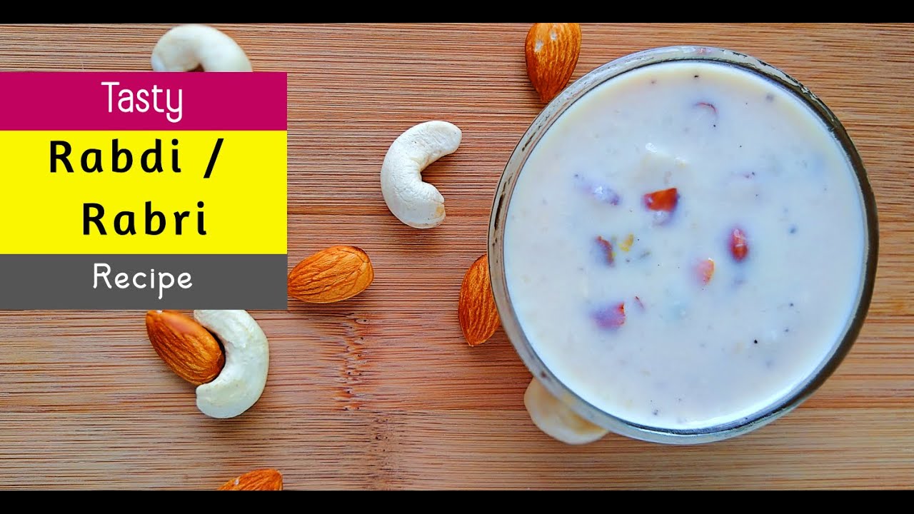 Rabdi Recipe | How to Make Rabri at Home - Famous Indian Dessert / Sweet