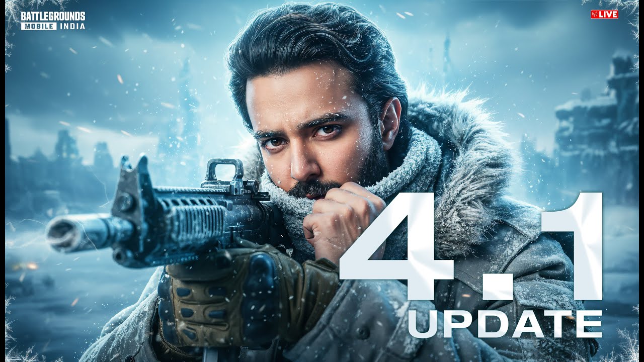 4.1 UPDATE IS HERE IN BGMI SOLO VS SQUAD🔥 #pubglive #bgmi #gameplay