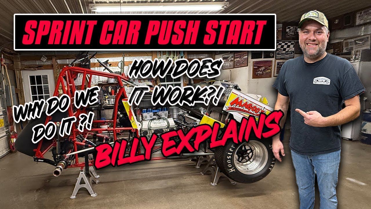 Push Starting Sprint Cars: WHY & HOW - Dirt Track Sprint Car Racing