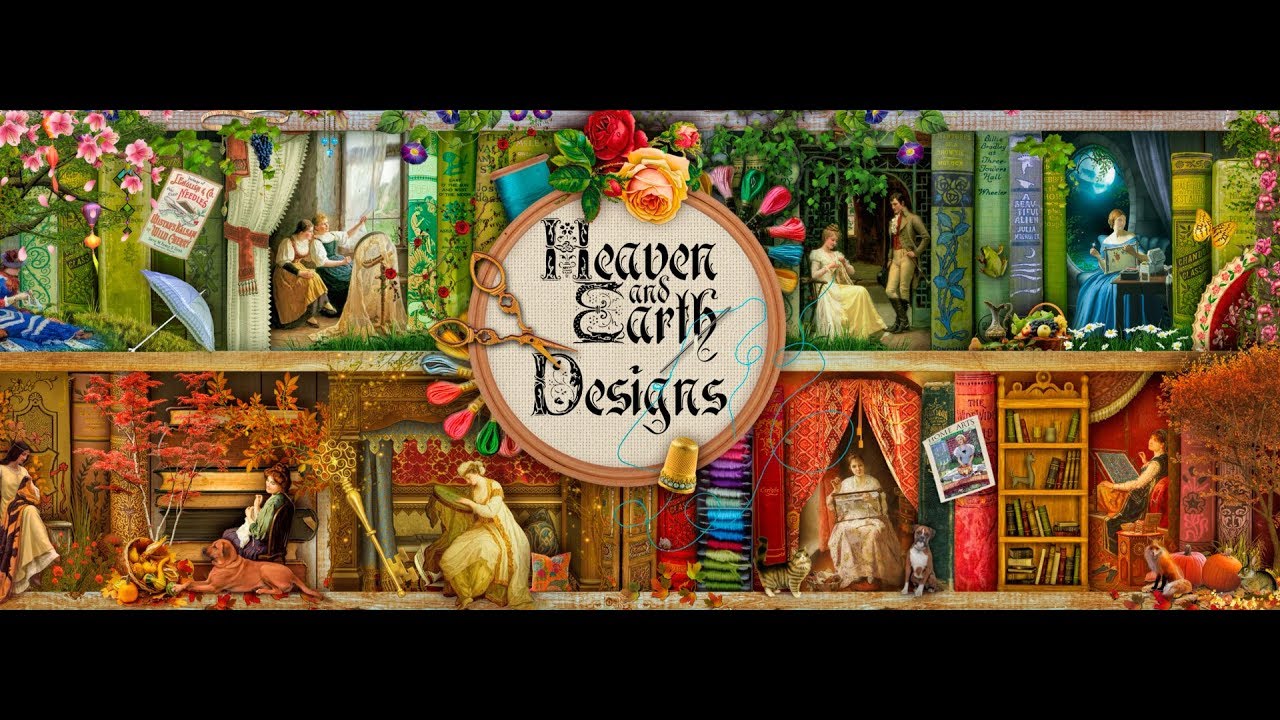 FlossTube #11 Heaven and Earth Designs charts collection HAED cross stitch #HAED