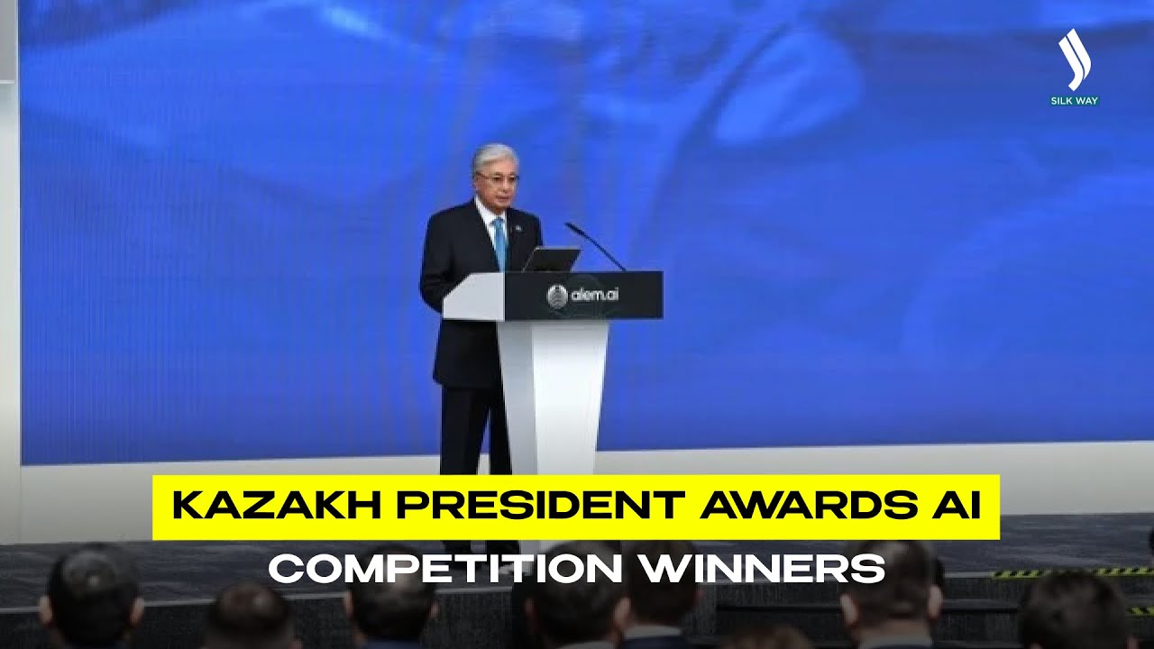 Kazakh President awards AI competition winners