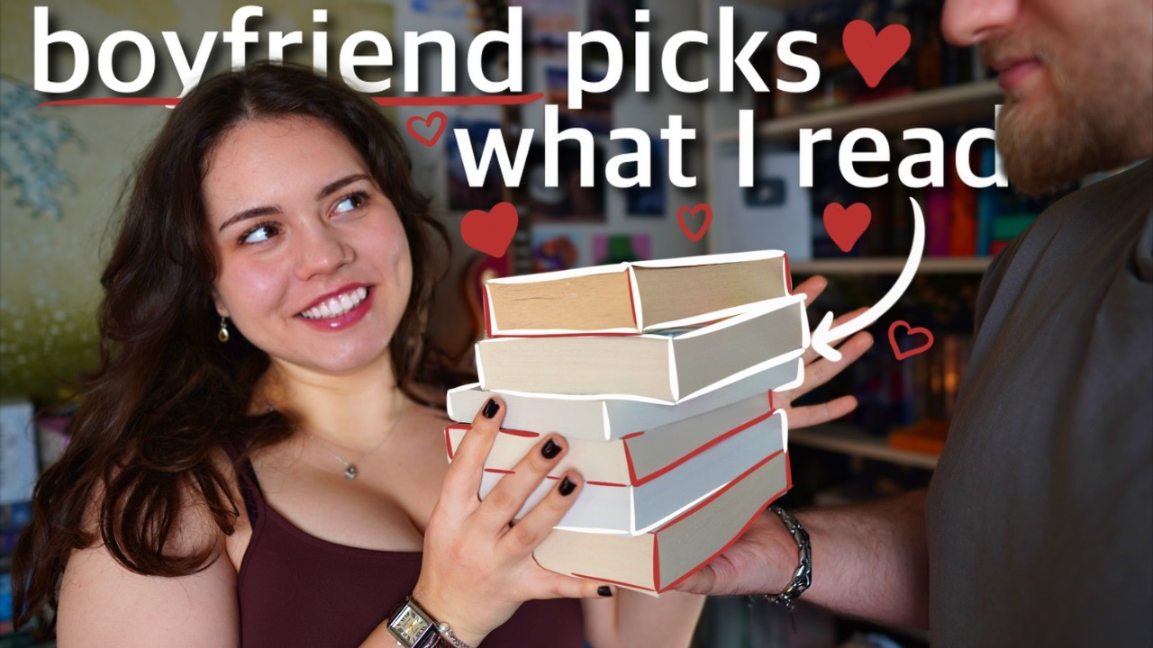 I let my boyfriend pick my TBR on Valentine’s Day 💘📚