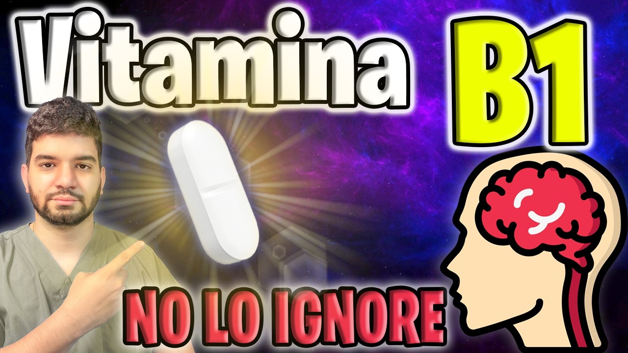 🟢VITAMINA B1 (TIAMINA) Para los NERVIOS DAÑADOS Y MAS,  Alimentos, DEFICIENCIA, Cómo se toma