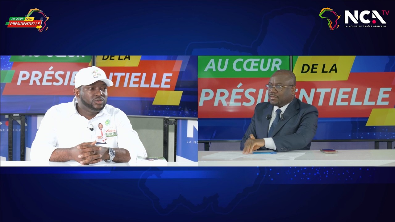 « NOTRE INVITÉ » reçoit le Candidat à l’élection présidentielle Congolais Melaine D. GAVET ELENGO