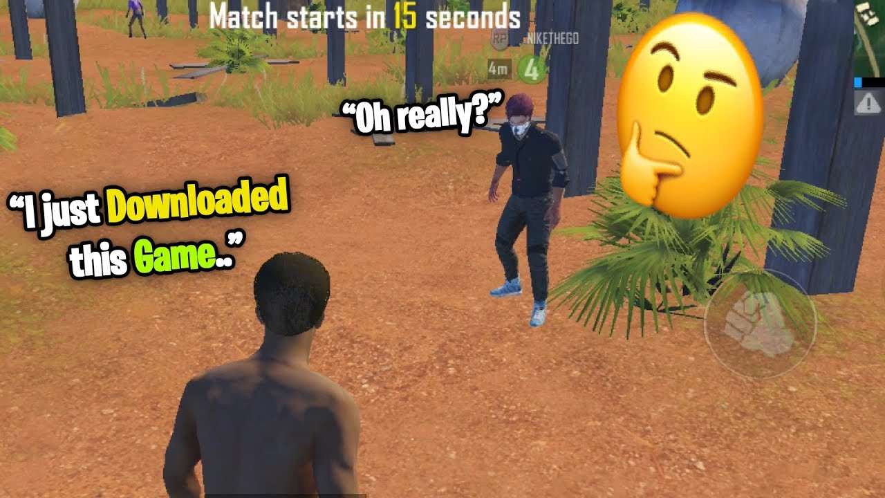 PRETENDING To Be A NOOB In PUBG Mobile*funny reactions*