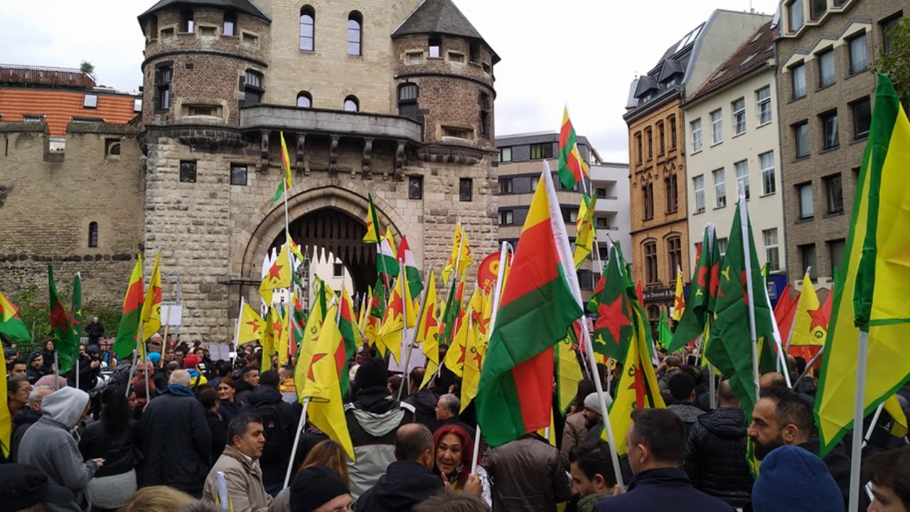 #RiseUp4Rojava Demo in Köln 19.10.2019