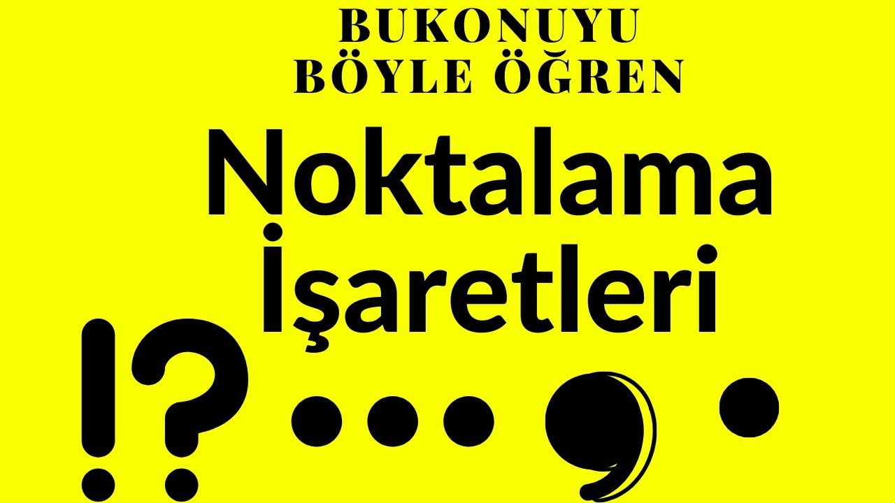 25) Noktalama İşaretleri | BU TAKTİKLE ÖĞREN #2022TYTTÜRKÇE