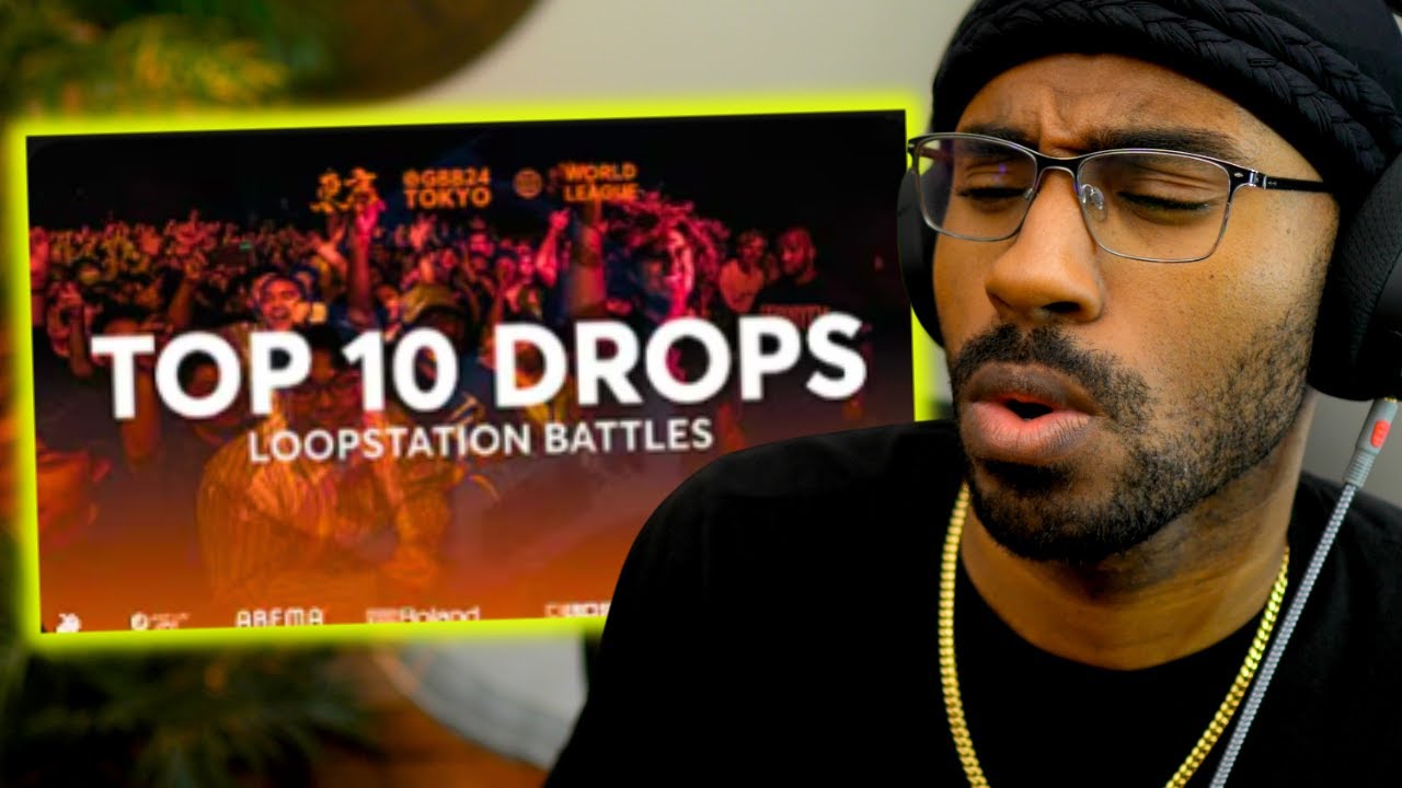 K Dre Reacts to Top 10 Battle Drops | GRAND BEATBOX BATTLE 2024: WORLD LEAGUE | Loopstation Category