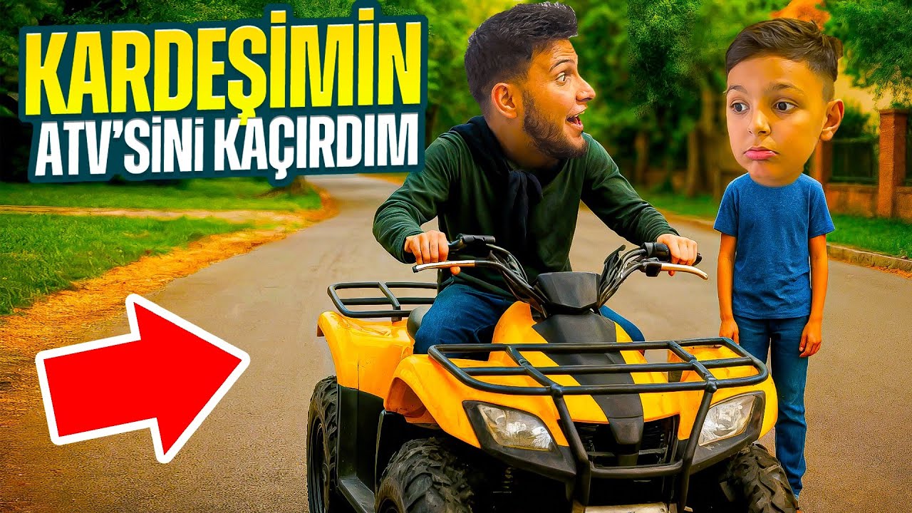 KARDEŞİMİN ATV’sini KAÇIRDIM!!