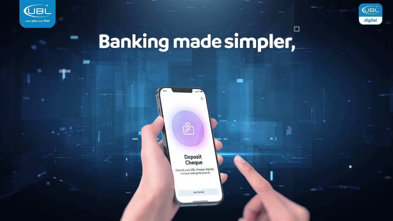 UBL Cheque Deposit Digitally