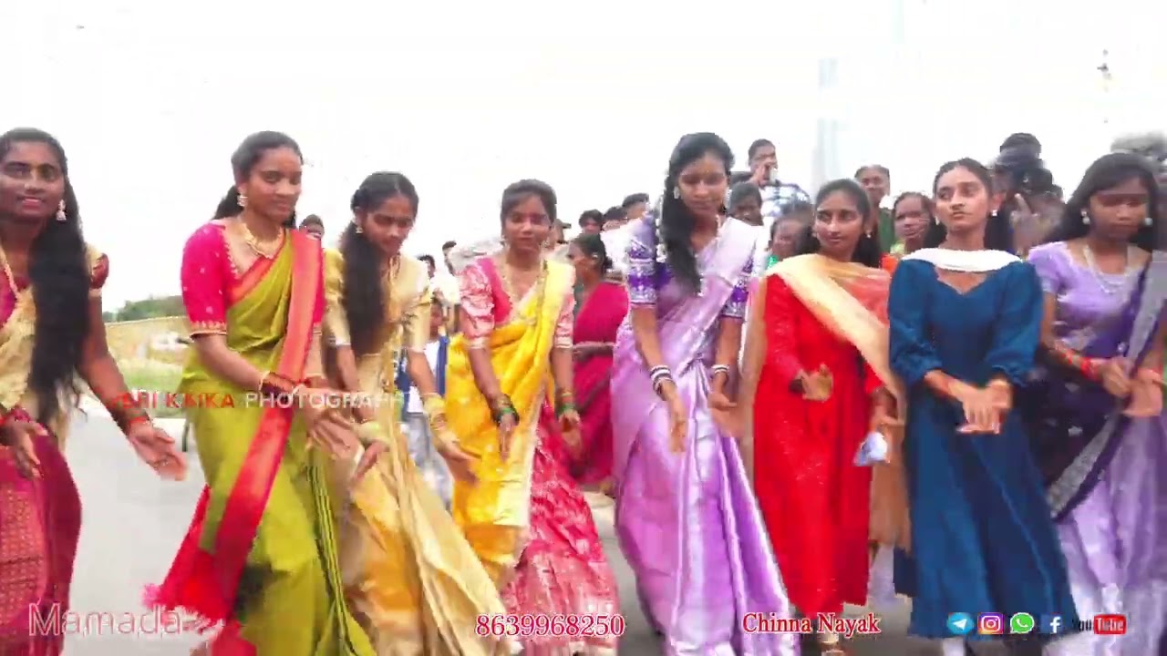 శ్రీ శ్రీ దుర్గామాత ఊరేగింపు మామడ #2025 ఫుల్ వీడియో #srikaika #bathukamma#Dussehra