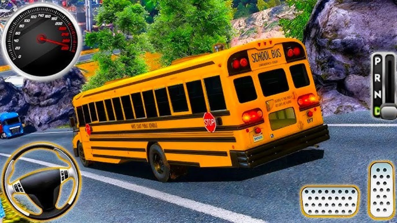 They Trusted Me to Drive a School Bus… Big Mistake! 😂 🚌Bus Simulator EVO school bus.