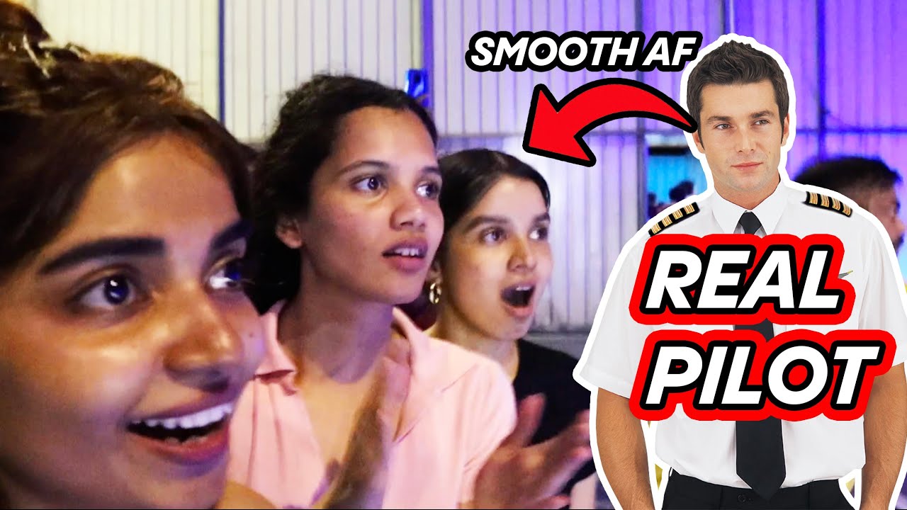 PILOT FLIRTS WITH THEM AT A RED BULL EVENT!!!