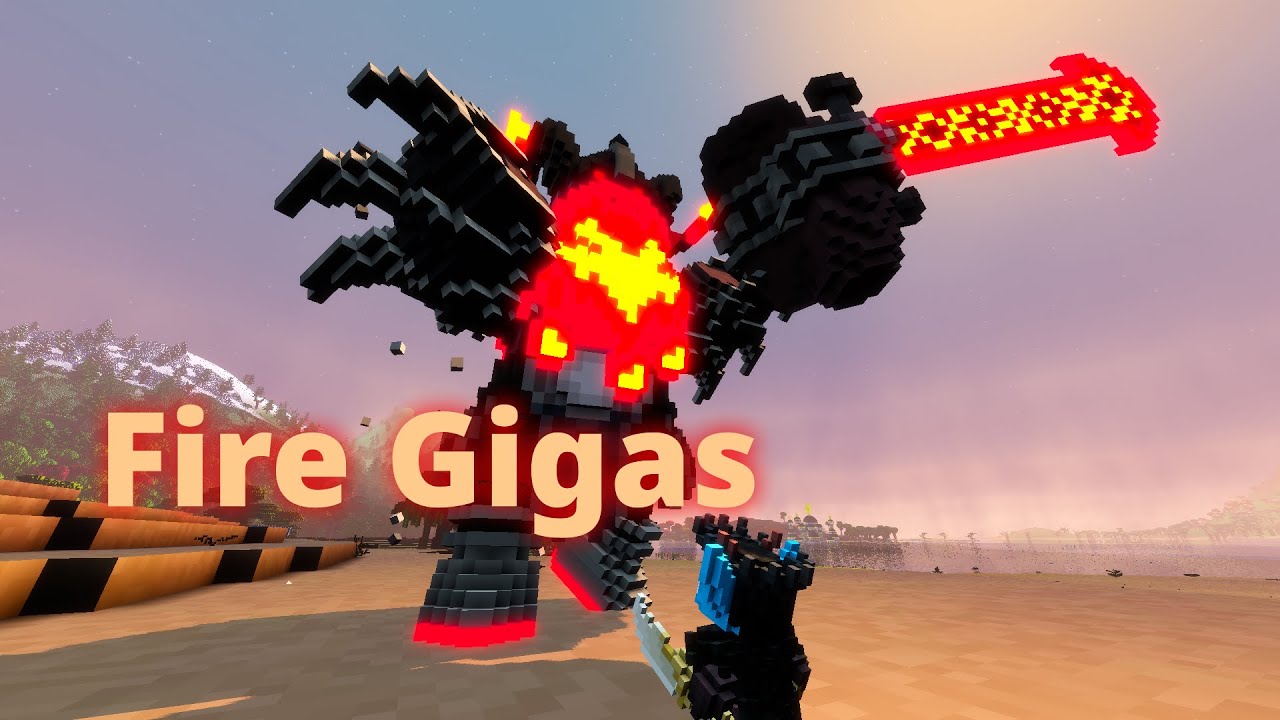 fighting fire gigas in veloren compilation