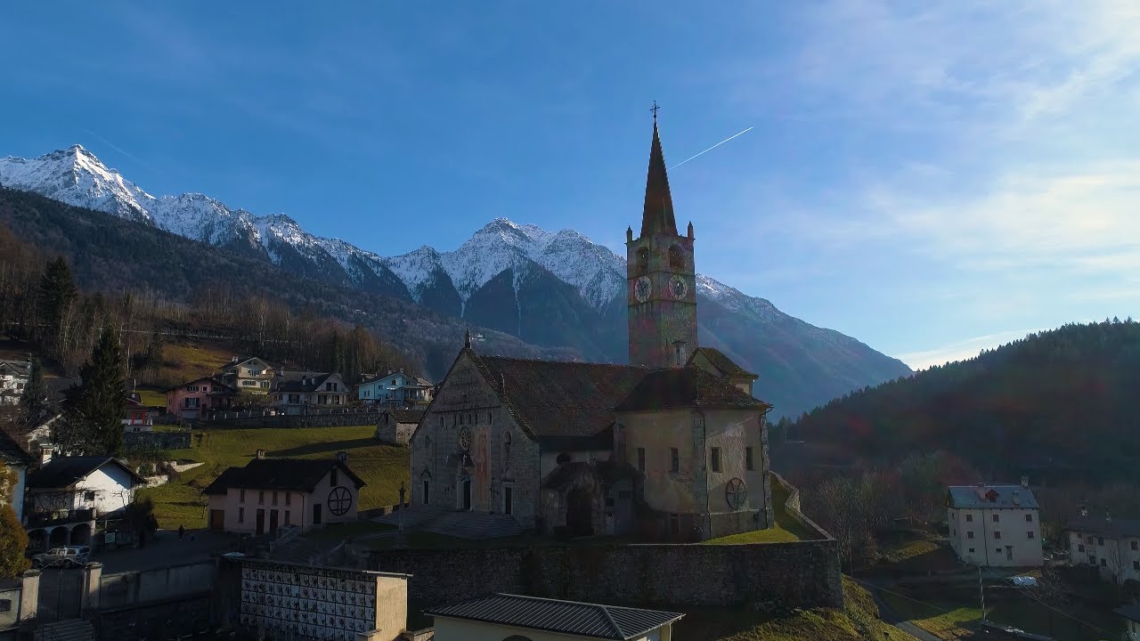 4K DRONE | Chiesa Monumentale San Gaudenzio | Baceno
