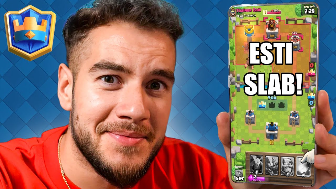Joc Si Eu Clash Royale Pentru Prima Data...