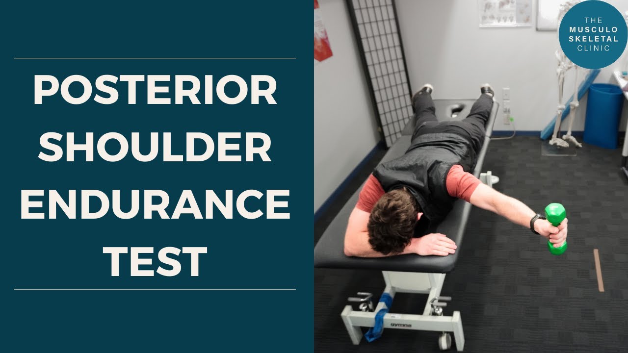 Posterior shoulder endurance test | The MSK Physio