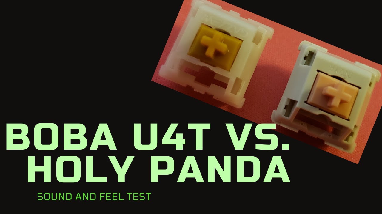 Boba U4T против Drop Holy Panda &mdash; звуковой тест