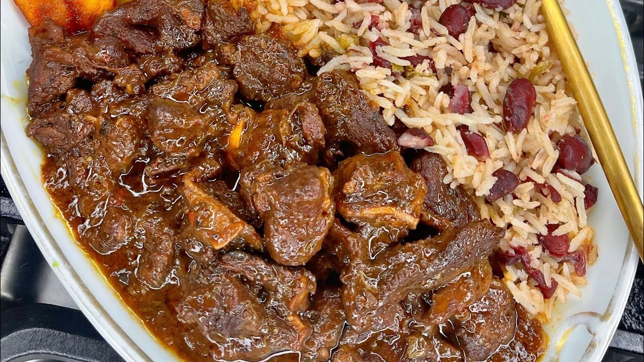 How To Make Brownstew Goat|Jamaican Style|The Raina&rsquo;s Kitchen