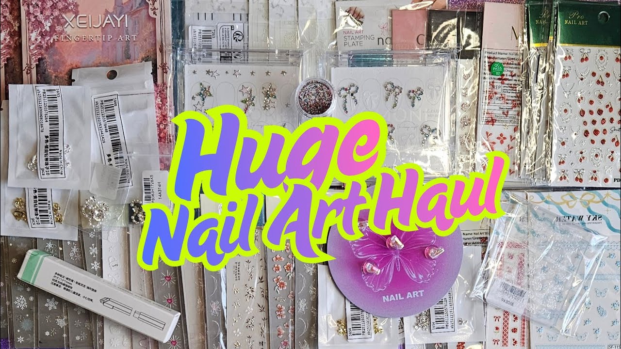 Huge Nail Art Haul from Shein and Aliexpress 